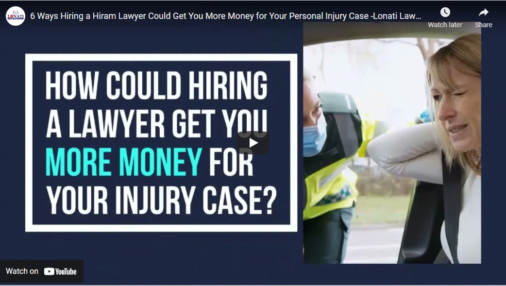 Why Do You Need a Dallas, GA Personal Injury Attorney at Lonati Law