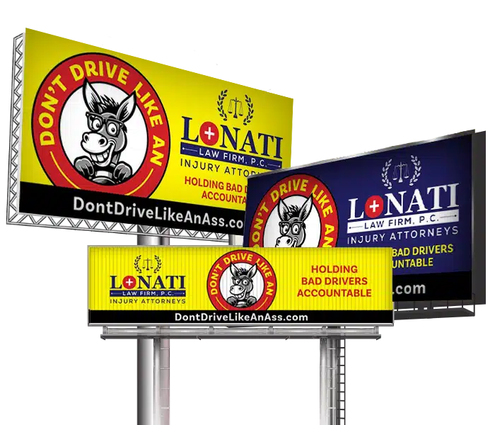 Lonati Law Firm Billboards Dont Drive Like An Ass Campaign Dallas Georgia